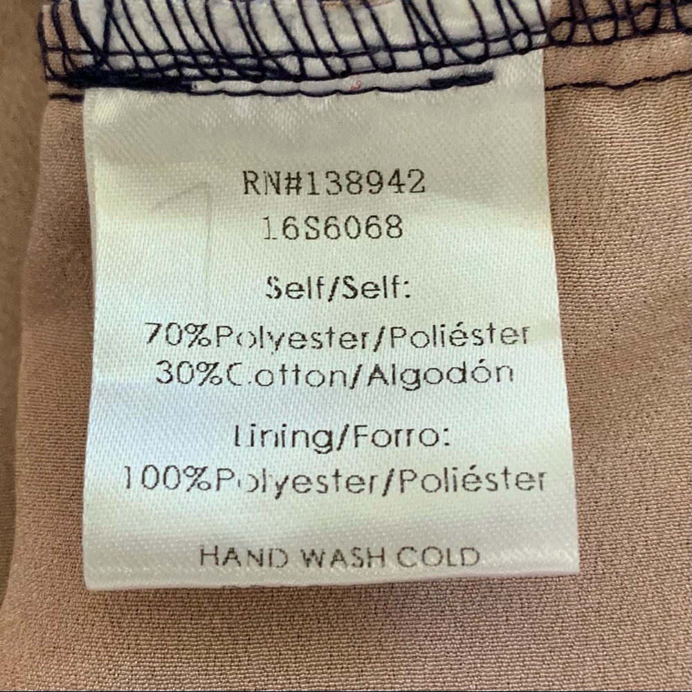 Blush Noir Navy Lace and Pink underlay Skirt SZ- L - Picture 8 of 10